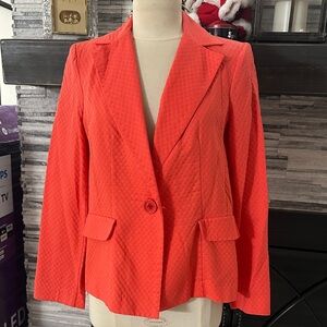 Women's Orange Blazer